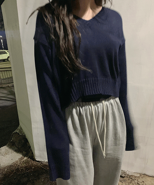 [palette♡] 클라이v넥 knit (4color)