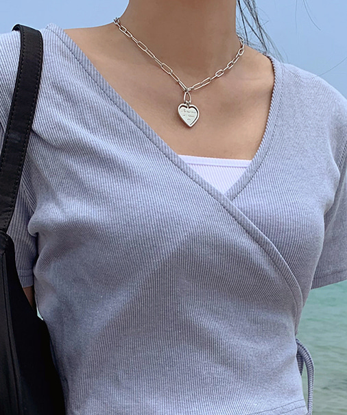 바이틴하트 necklace (2color)