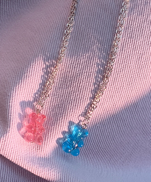미니베어 necklace (2color)